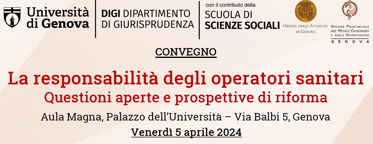 Convegno 5 aprile UNIGE