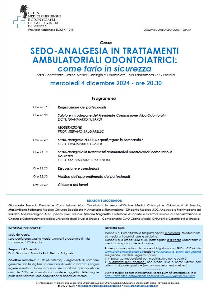 Locandina Brescia dicembre
