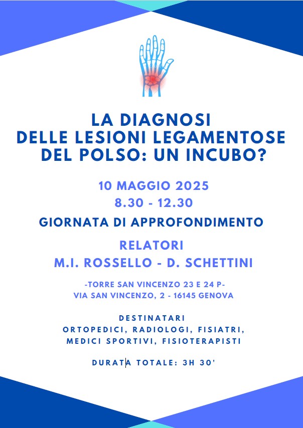 Diagnosi delle lesioni del polso