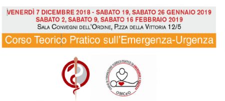 Corso Teorico Pratico sull&#039;Emergenza-Urgenza/ISCRIZIONI CHIUSE