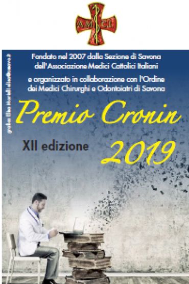 XII Edizione - Premio Letterario Cronin 2019